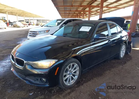 2016 BMW 320I из США, поврежденный, VIN WBA8E1G53GNT37798